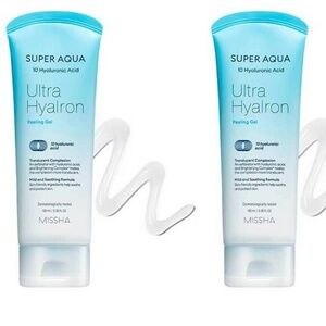 MISSHA Ultra Hyalron Peeling Gel 2-Pack 100ml Korean Exfoliator K-Beauty